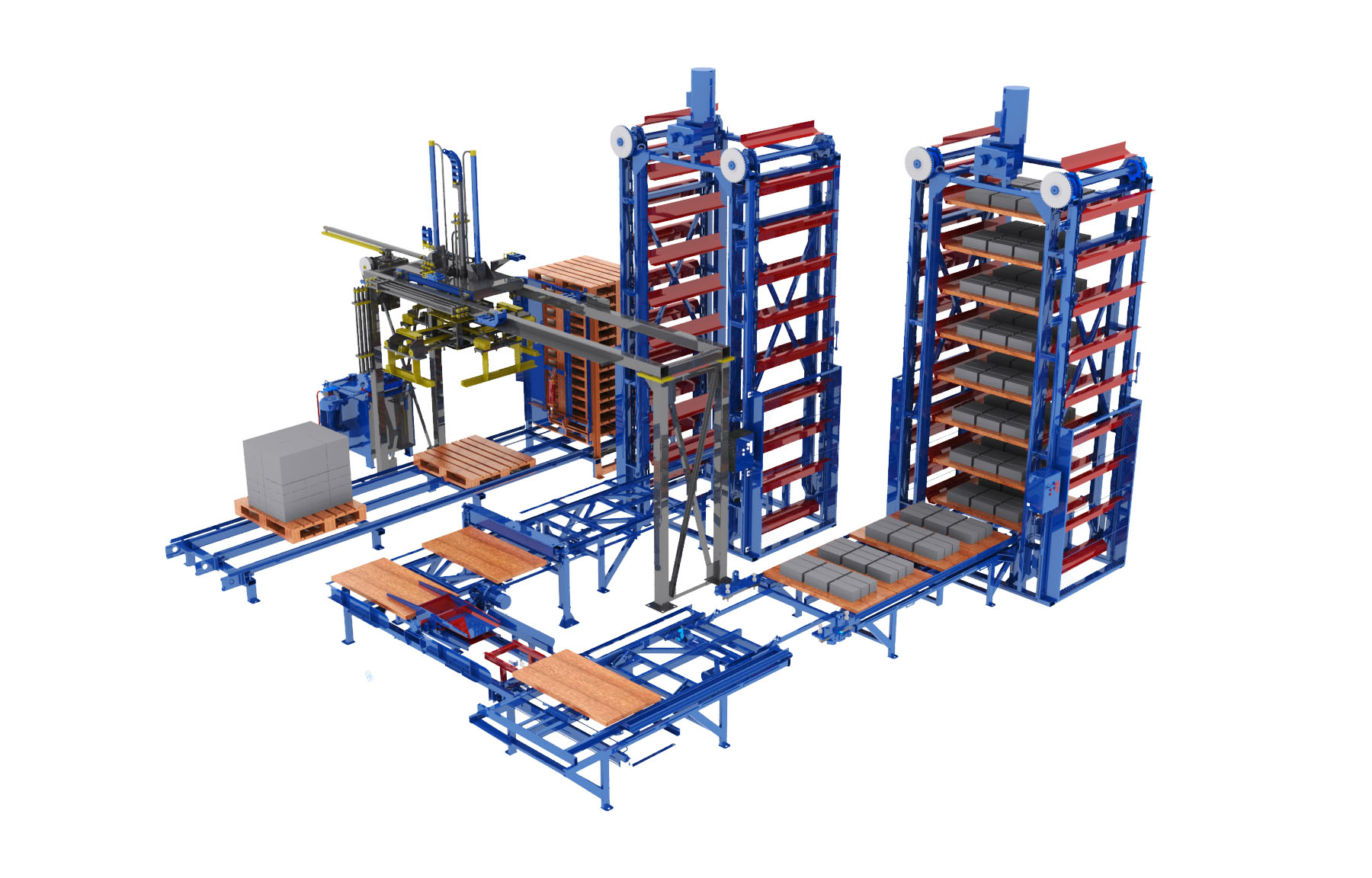 Stacking and palletizing systems